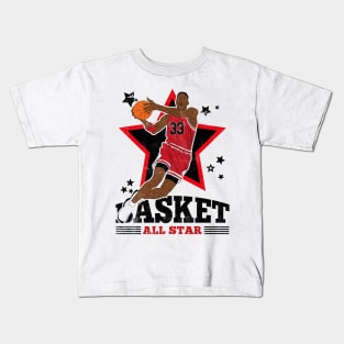 Pippen Basketball Mr Pip Chicago 33 All Star Kids T-Shirt